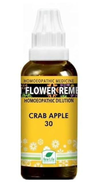 New Life Bach Flower Crab Apple 30 ml for emotional balance and self-image support