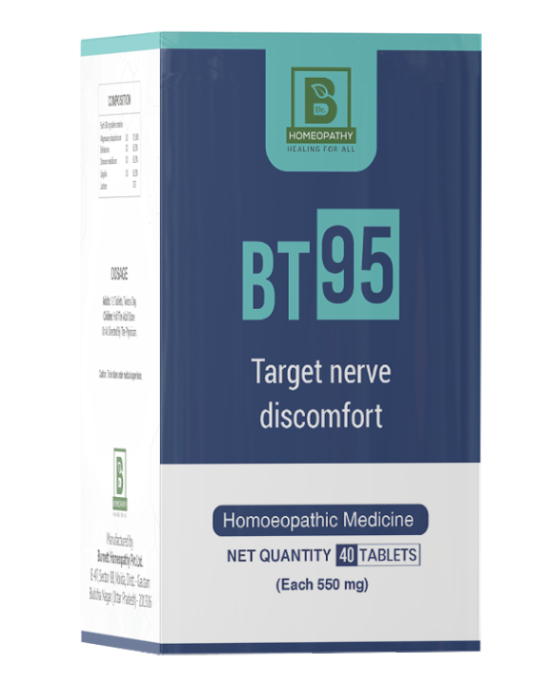 Burnett BT95 Nerve Discomfort Tablets for nerve pain and neuralgia support