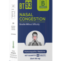 Burnett BT93 Nasal Congestion Tablets for blocked nose and sinus relief