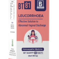 Burnett BT81 Leucorrhoea Tablets for vaginal discharge and reproductive health