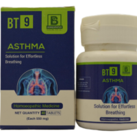 Burnett BT9 Asthma Tablets for breathing and asthma support