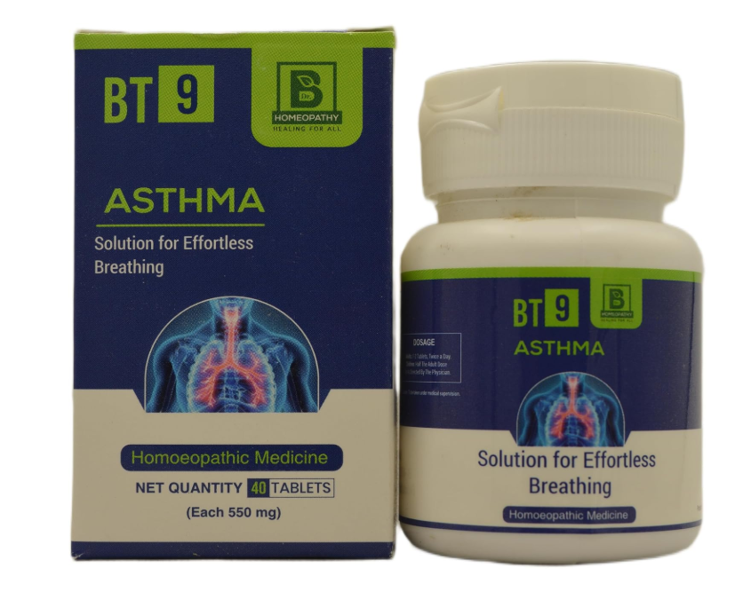 Burnett BT9 Asthma Tablets for breathing and asthma support