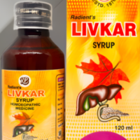 Radient LIVKAR Syrup homeopathic liver support syrup for digestion appetite and liver wellness