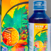 Radient MYREXO Syrup homeopathic digestive support syrup for bowel balance and intestinal wellness