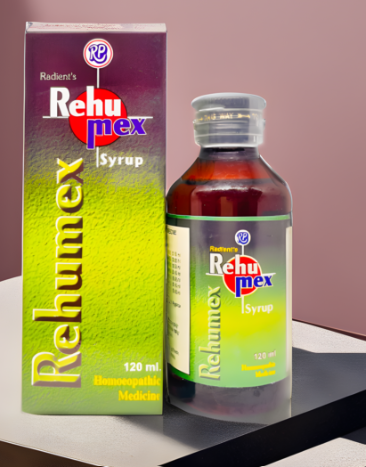 Radient REHUMEX Compound Syrup homeopathic joint support syrup for mobility and musculoskeletal wellness