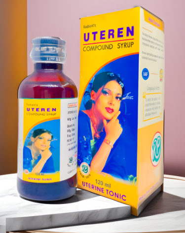 Radient UTEREN-CO Syrup homeopathic women's wellness syrup for menstrual and uterine support
