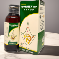 Radient WORMEX-R.P. Syrup homeopathic intestinal support syrup for digestive wellness and recovery