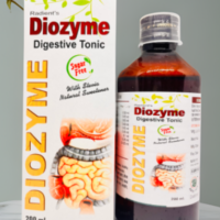 Radient DIOZYME Sugar Free Syrup for digestion, acidity relief and liver wellness support