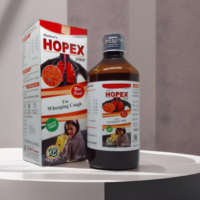 Radient HOPEX Sugar Free Syrup for cough, whooping cough, chest congestion and throat relief