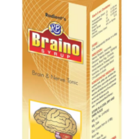 Radient BRAINO Syrup for memory support, brain health, focus, concentration, and mental wellness