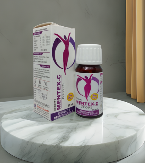 Radient MENTEX-C Drops for menstrual wellness, cycle regulation and women's reproductive health