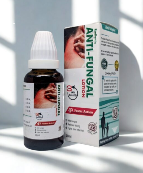 Radient ANTI-FUNGAL Lotion for itching relief, healthy skin and daily skin care