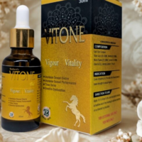 Radient VITONE Oil homeopathic massage oil for men's intimate wellness and skin nourishment