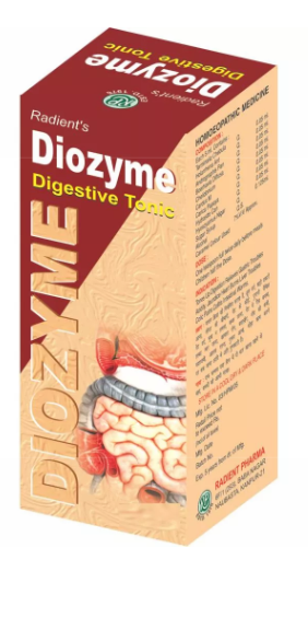 Radient DIOZYME Syrup for indigestion, acidity, heartburn, liver support, constipation and digestive wellness