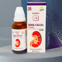 Radient 01 Renal Calculi Drops homeopathic drops for kidney stones and urinary tract support