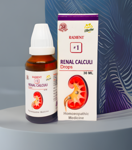 Radient 01 Renal Calculi Drops homeopathic drops for kidney stones and urinary tract support