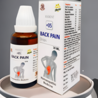 Radient 05 Back Pain Drops homeopathic medicine for back pain, neck stiffness, lumbago and muscle pain relief