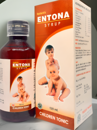 Radient ENTONA Syrup for child growth, appetite, digestion, brain development and pediatric wellness