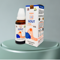 Radient 11 Gout Drops homeopathic medicine for gout, uric acid, joint pain, swelling and stiffness