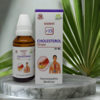 Radient 15 Cholesterol Drops homeopathic medicine for healthy cholesterol, heart health and cardiovascular support