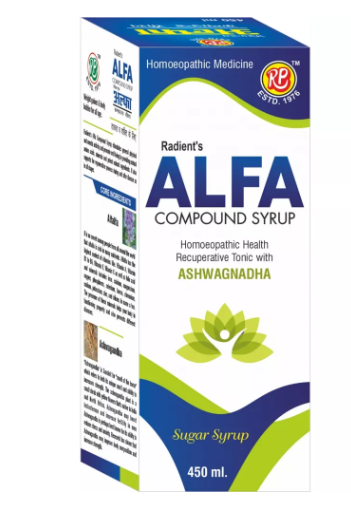 Radient ALFA Compound Syrup nutritional tonic for energy, appetite, strength, and overall wellness