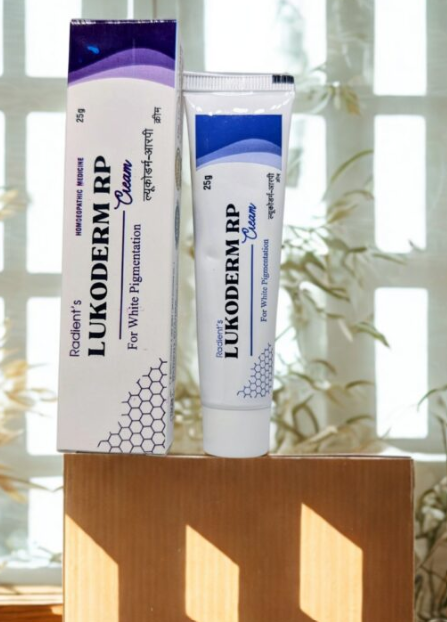 Radient Lukoderm RP Cream for vitiligo, white patches and healthy skin pigmentation