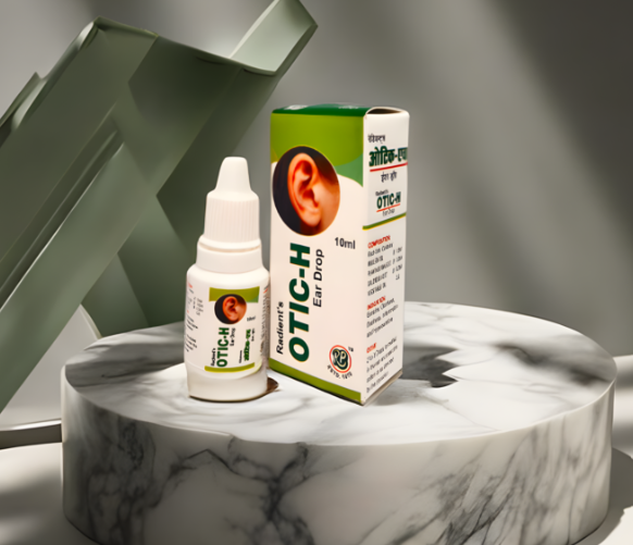 Radient OTICH-H Drops homeopathic ear drops for ear pain, irritation and ear hygiene support