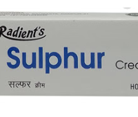 Radient Sulphur Cream for itching, skin irritation and healthy skin care