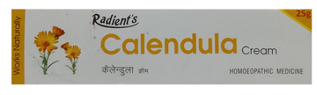 Radient Calendula Cream homeopathic antiseptic cream for cuts, bruises and dry skin care