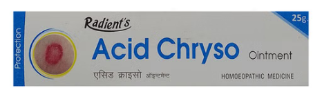 Radient ACID CHRYSO Ointment for dry, itchy, scaly skin and homeopathic skin care