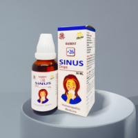 Radient 26 Sinus Drops homeopathic medicine for sinusitis, nasal congestion, post-nasal drip, sinus pressure and runny nose