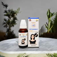 Radient 47 Anti-Dandruff Drops homeopathic medicine for dandruff, dry scalp, itching and scalp flaking
