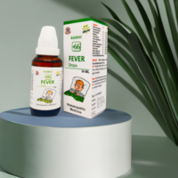 Radient 66 Fever Drops homeopathic medicine for fever, chills, body aches and recovery support