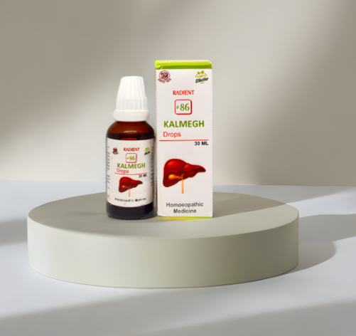 Radient 86 Kalmegh Drops homeopathic medicine for liver health, digestion, appetite and bile secretion