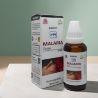 Radient 99 Malaria Drops homeopathic medicine for supportive care during malarial fever and recovery