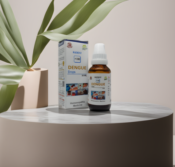Radient 100 Dengue Drops homeopathic medicine for supportive care during dengue fever recovery