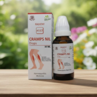 Radient 117 Cramps Nil Drops homeopathic medicine for muscle cramps and pain relief support