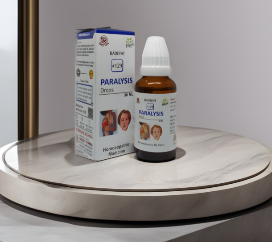 Radient 129 Paralysis Drops homeopathic medicine for nerve weakness and paralysis support