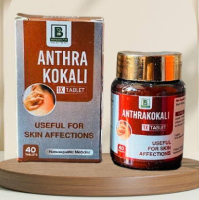 Burnett Anthra Kokali 1X Tablet for skin affections and healthy skin