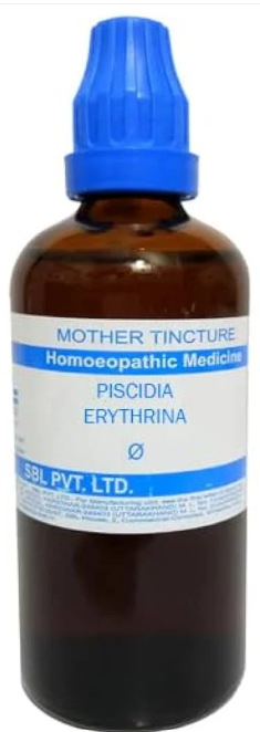 SBL Piscidia Erythrina Q 100ml Homeopathic Mother Tincture