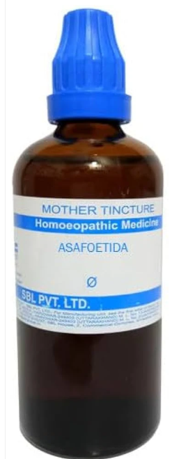 SBL Asafoetida Q - 100ml homeopathic mother tincture for digestive health, gas relief, and bloating support