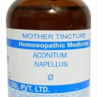 SBL Aconitum Napellus Q - 100ml homeopathic mother tincture for fever, cold and respiratory wellness support