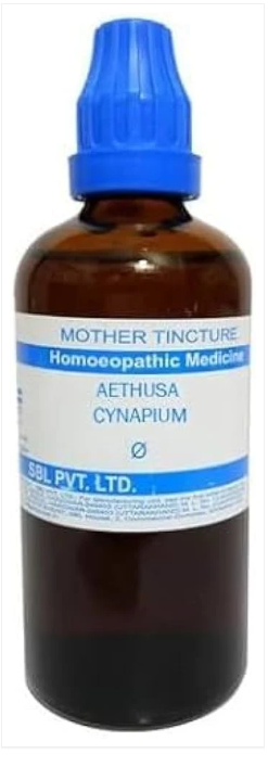 SBL Aethusa Cynapium Q - 100ml homeopathic mother tincture for digestive health and nervous wellness