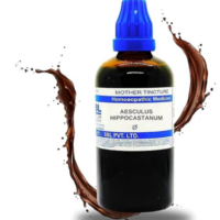 SBL Aesculus Hippocastanum Q - 100ml homeopathic mother tincture for hemorrhoids, vein health and circulatory wellness