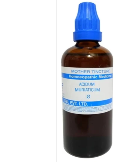 SBL Acidum Muriaticum Q - 100ml homeopathic mother tincture for digestive wellness and general vitality