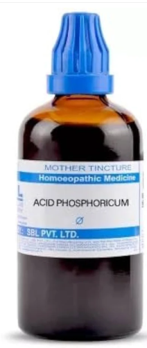 SBL Acidum Phosphoricum Q - 100ml homeopathic mother tincture for mental fatigue and nervous system support