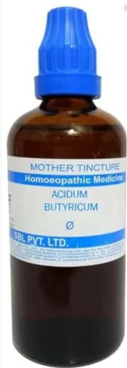 SBL Acidum Butyricum Q - 100ml homeopathic mother tincture for digestive health and gastrointestinal wellness