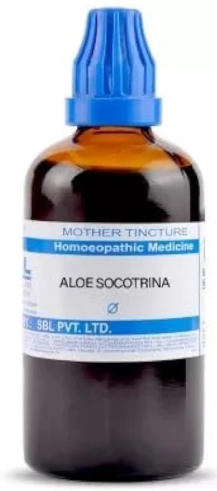 SBL Aloe Socotrina Q - 100ml homeopathic mother tincture for piles, digestive health and abdominal bloating