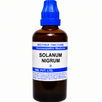 SBL Solanum Nigrum Q 100ml homeopathic mother tincture for liver health and digestive wellness