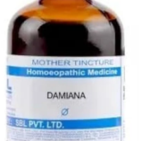 SBL Damiana Q - 100ml homeopathic mother tincture for nervous, urinary and reproductive wellness